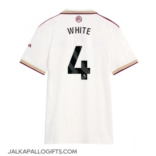 Arsenal Ben White #4 Kolmaspaita Naiset 2025-26 Lyhythihainen